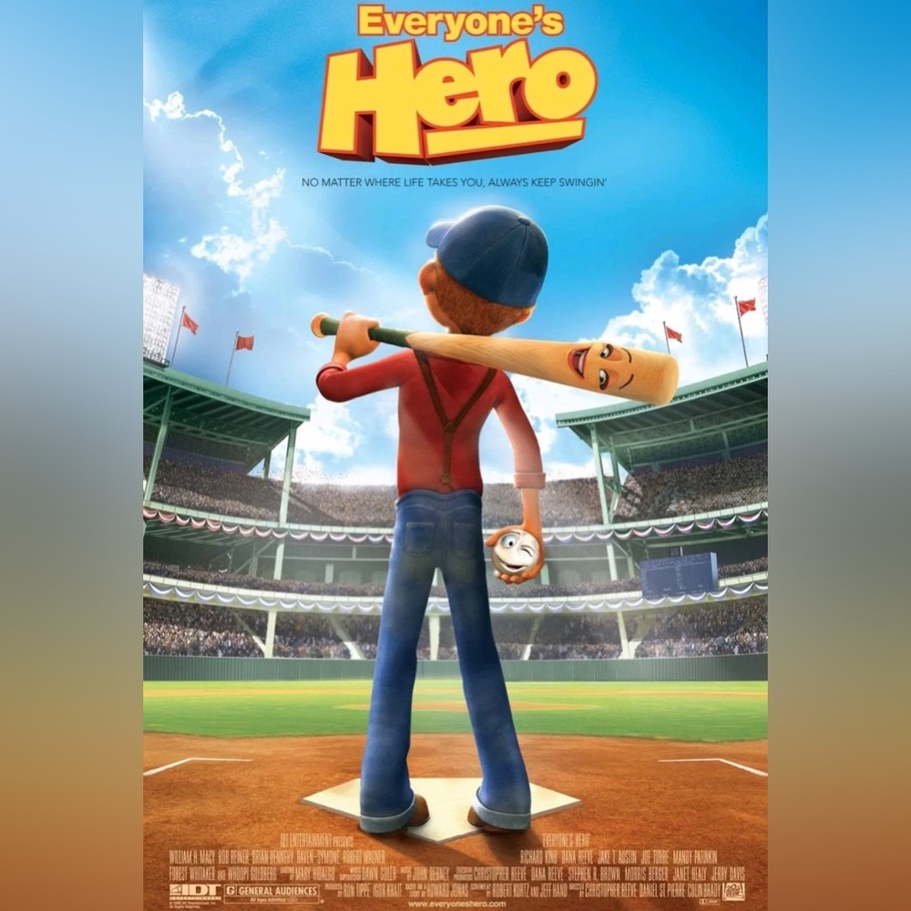Everyone’s Hero Original 13.5x20 Double Sided Promotional Movie Poster Activity